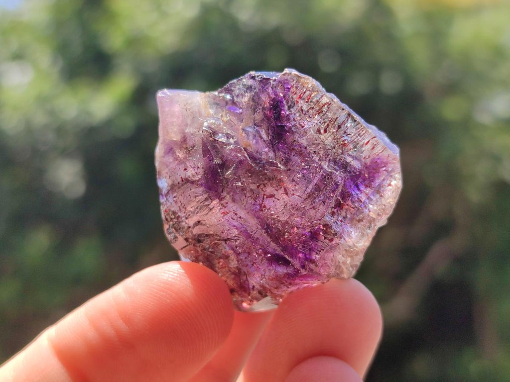 Natural Smokey Amethyst Crystals x 20 From Chiredzi, Zimbabwe