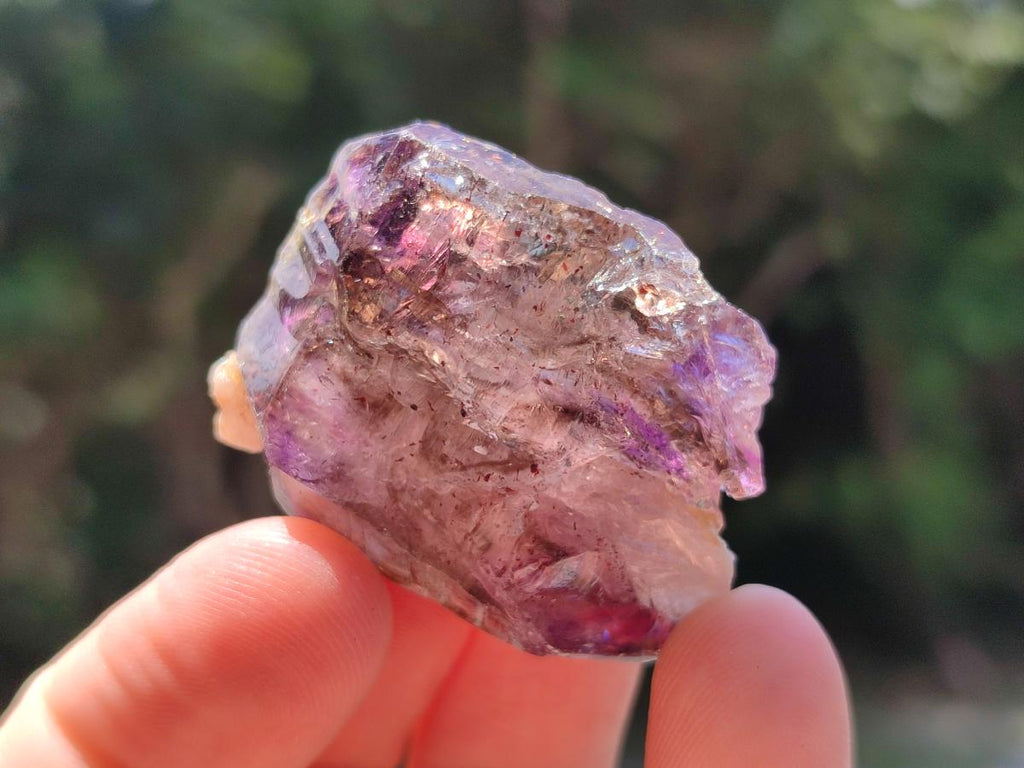 Natural Smokey Amethyst Crystals x 20 From Chiredzi, Zimbabwe