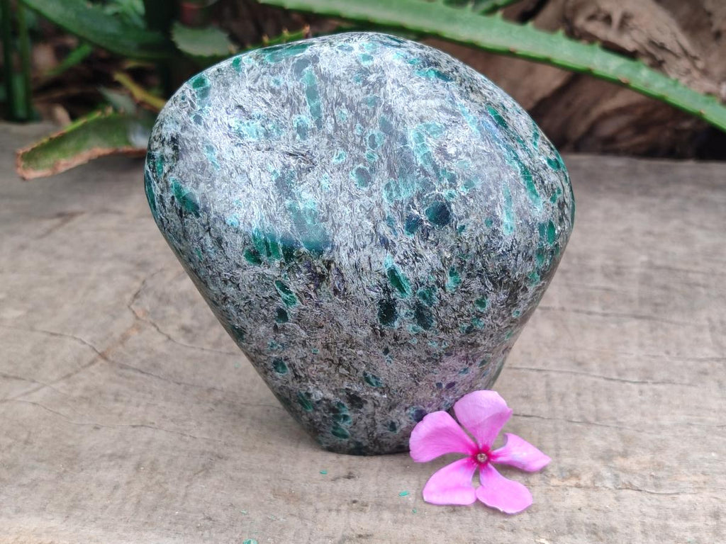 Polished Large Emerald Mica 'Mutokolite' Standing Free Form x 1 From Mutoko, Zimbabwe