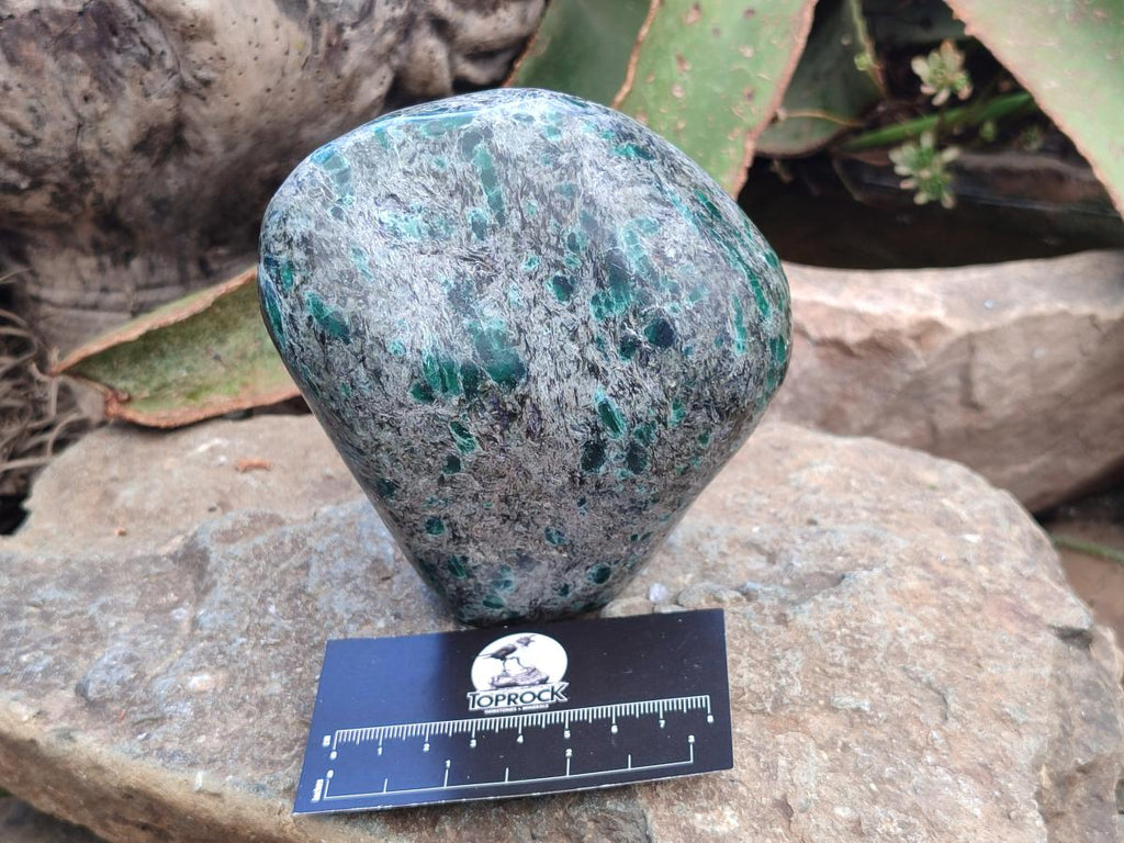 Polished Large Emerald Mica 'Mutokolite' Standing Free Form x 1 From Mutoko, Zimbabwe