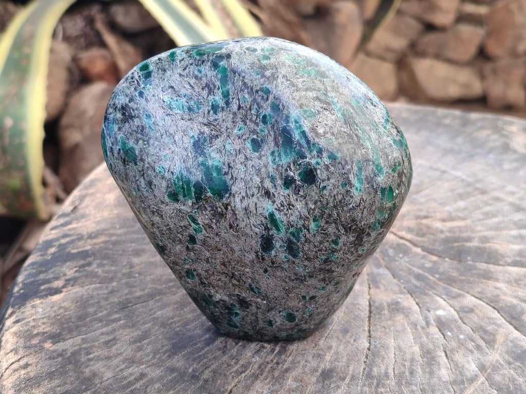 Polished Large Emerald Mica 'Mutokolite' Standing Free Form x 1 From Mutoko, Zimbabwe