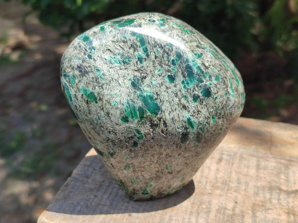 Polished Large Emerald Mica 'Mutokolite' Standing Free Form x 1 From Mutoko, Zimbabwe