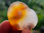 Polished Flower Agate Jewellery Hearts x 28 From Antsahalova, Madagascar