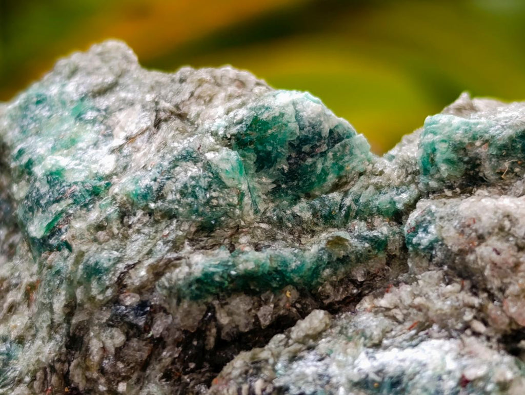 Natural Emerald Mica 'Mutokolite' Cobbed Specimens x 4 From Mutoko, Zimbabwe