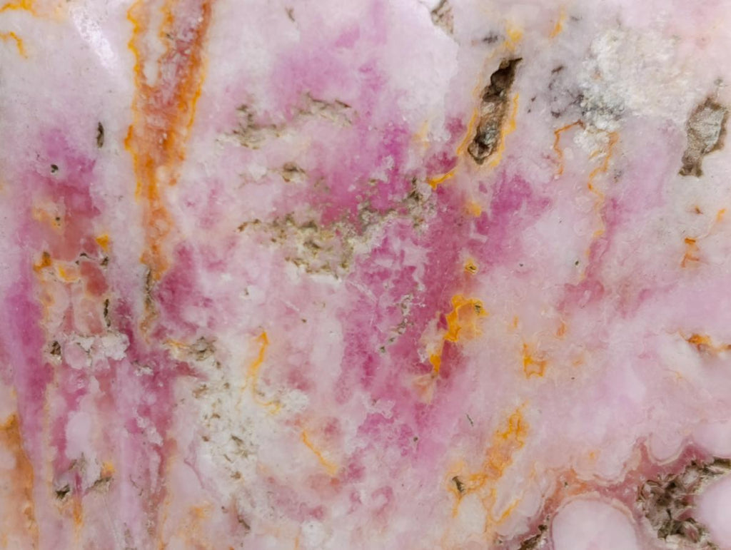 Polished Cobaltion Calcite in Dolomite Free Forms x 6 From Kakanda, Congo