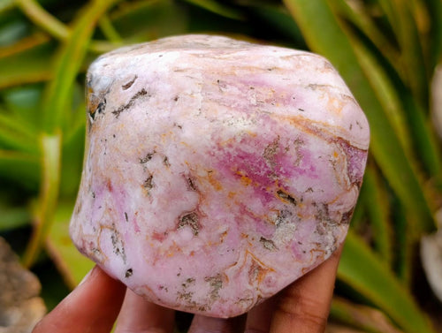 Polished Cobaltion Calcite in Dolomite Free Forms x 6 From Kakanda, Congo