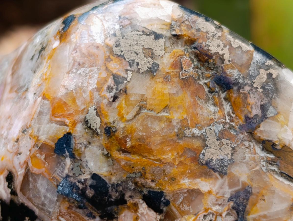 Polished Cobaltion Calcite in Dolomite Free Forms x 6 From Kakanda, Congo