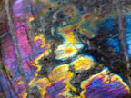 Polished Rare Purple Sunset Flash Labradorite Standing Free Forms x 2 From Madagascar