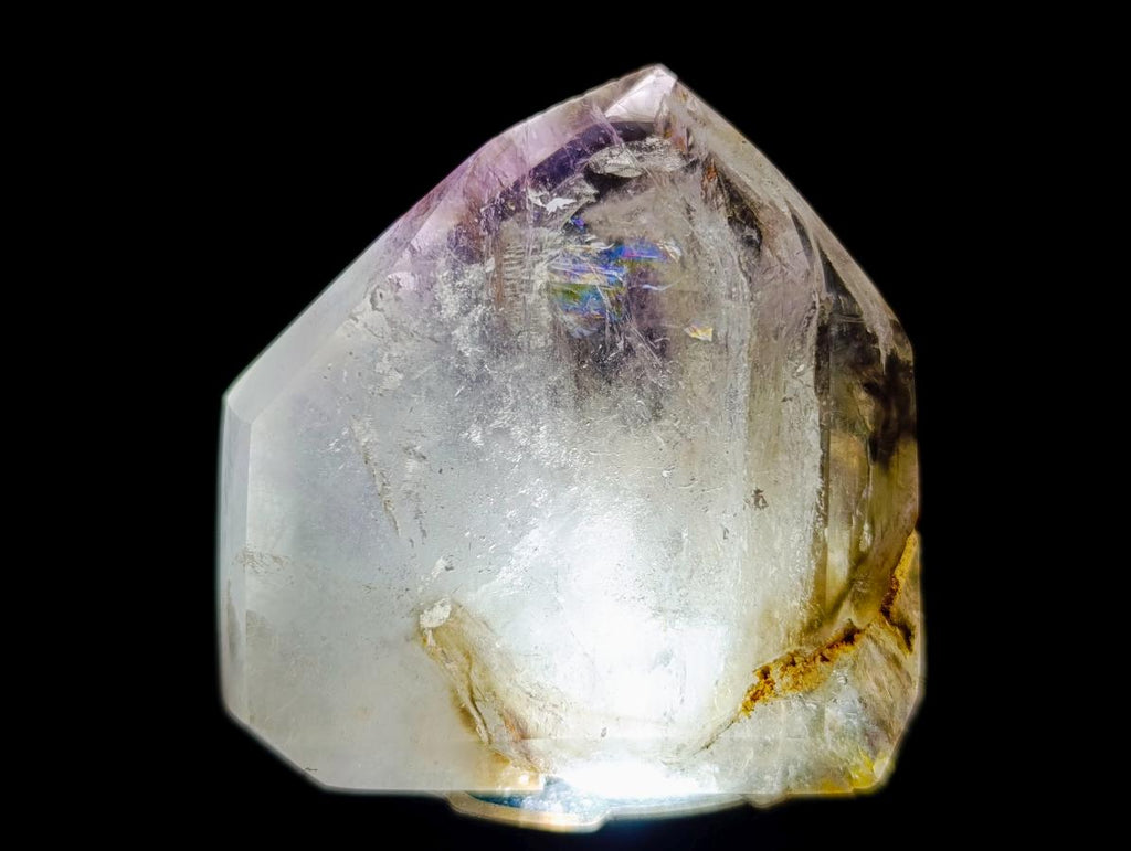 Polished Window Amethyst Crystals x 6 From Akansobe, Madagascar