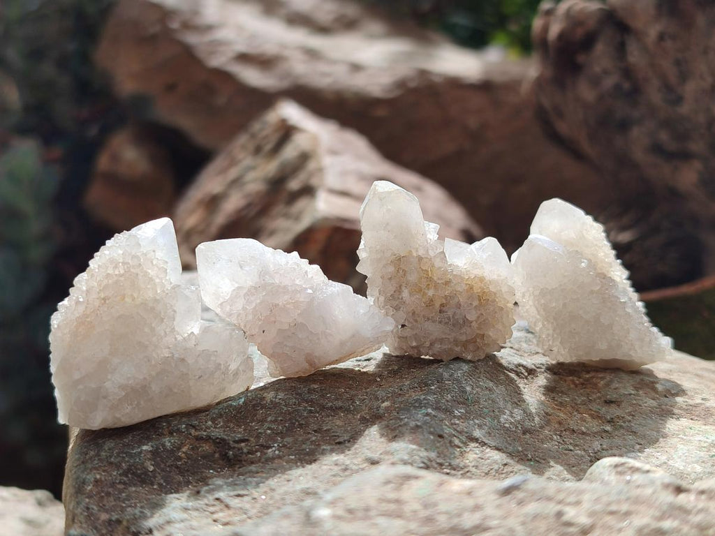 Natural White Spirit Quartz Single Crystals x 70 From Boekenhouthoek, South Africa