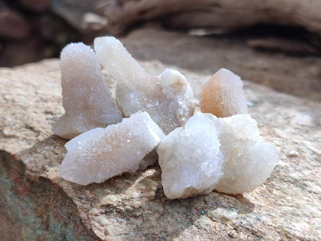Natural White Spirit Quartz Single Crystals x 70 From Boekenhouthoek, South Africa