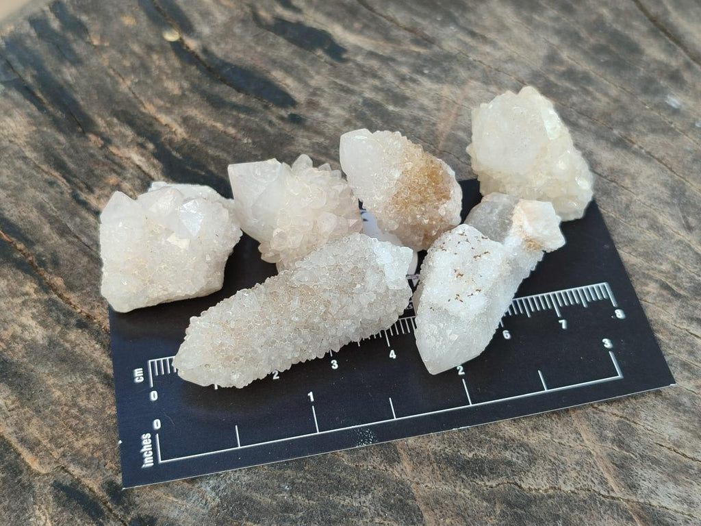 Natural White Spirit Quartz Single Crystals x 70 From Boekenhouthoek, South Africa