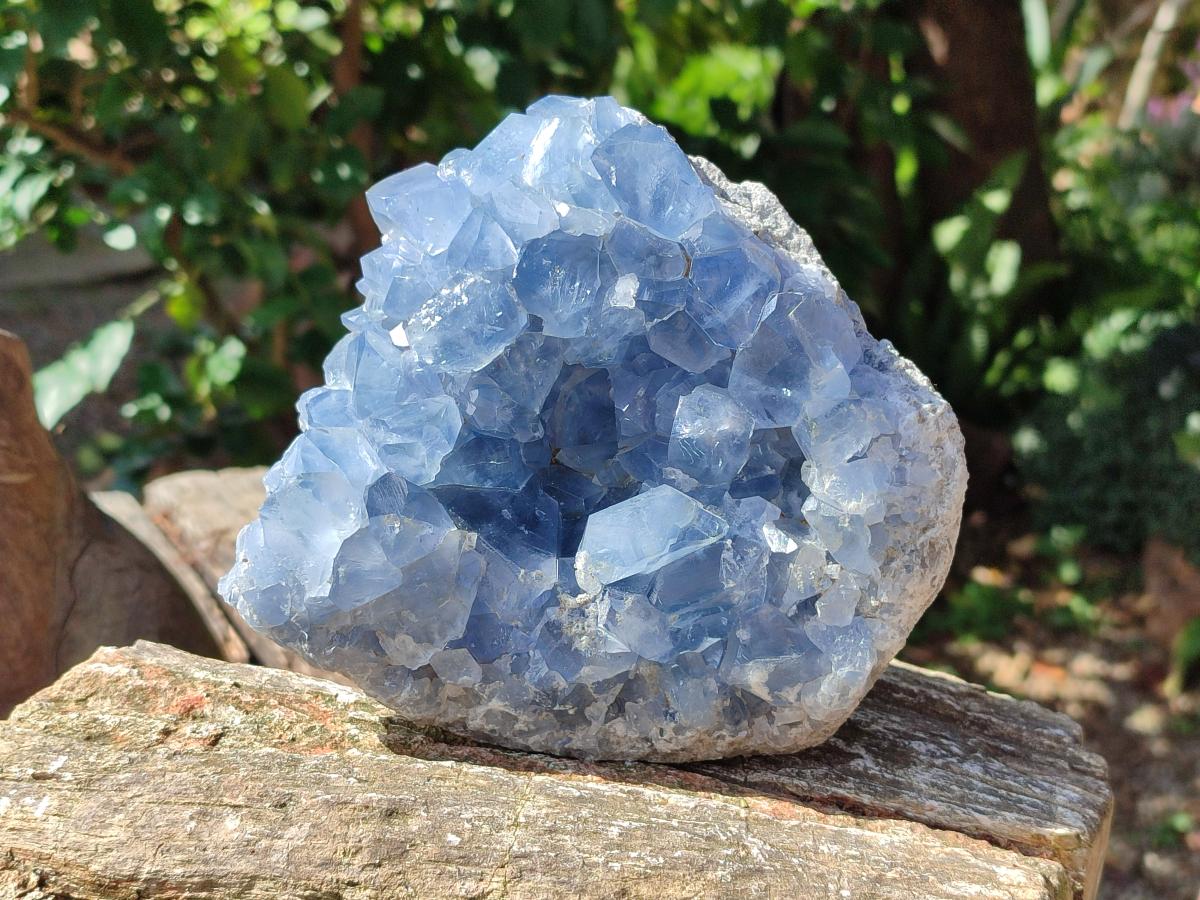 Natural Blue Celestite Cluster Specimen x 1 From Sakoany, Madagascar