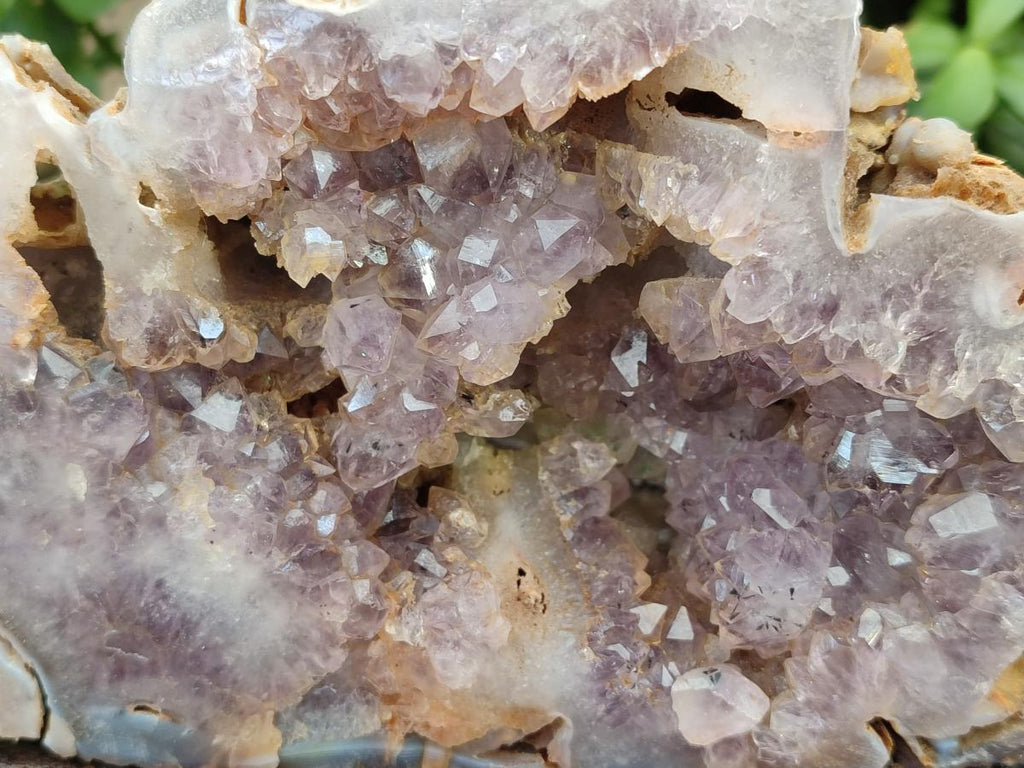 Polished Agate Amethyst Geodes x 2 From Maintirano, Madagascar