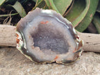 Polished Agate Amethyst Geodes x 2 From Maintirano, Madagascar