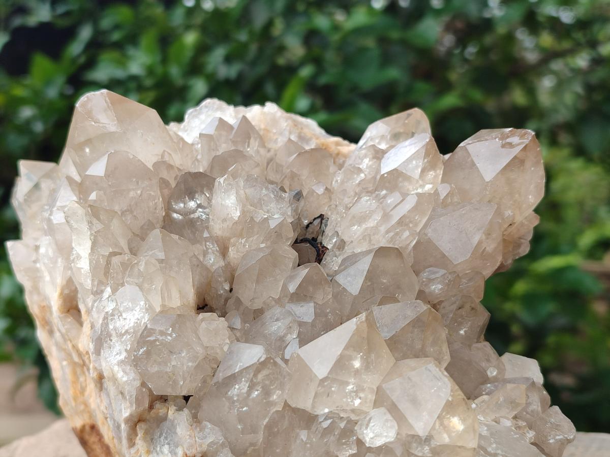 Natural Large Phantom Smokey Citrine Quartz Cluster x 1 From Luena, Congo