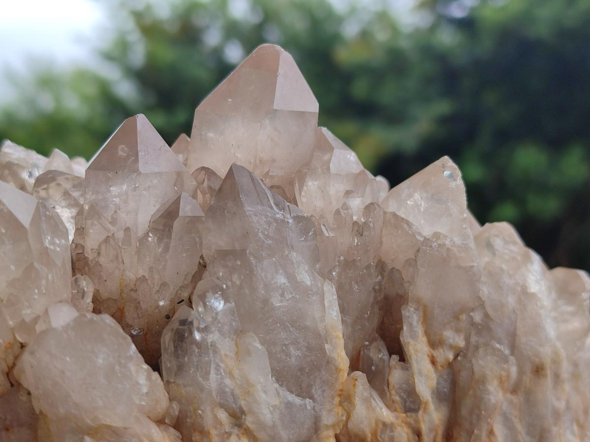 Natural Large Phantom Smokey Citrine Quartz Cluster x 1 From Luena, Congo