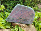 Polished Large Rare Purple Sunset Flash Labradorite Standing Free Form x 1 From Madagascar