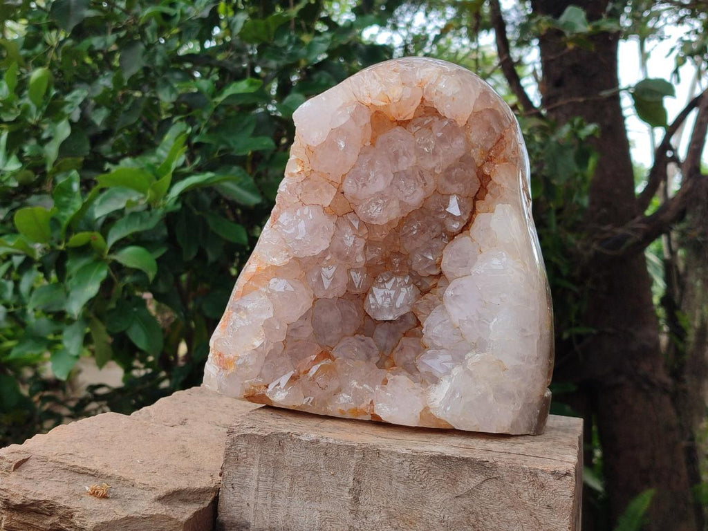Polished XL Agate with Crystalline Centre x 1 From Maintirano, Madagascar