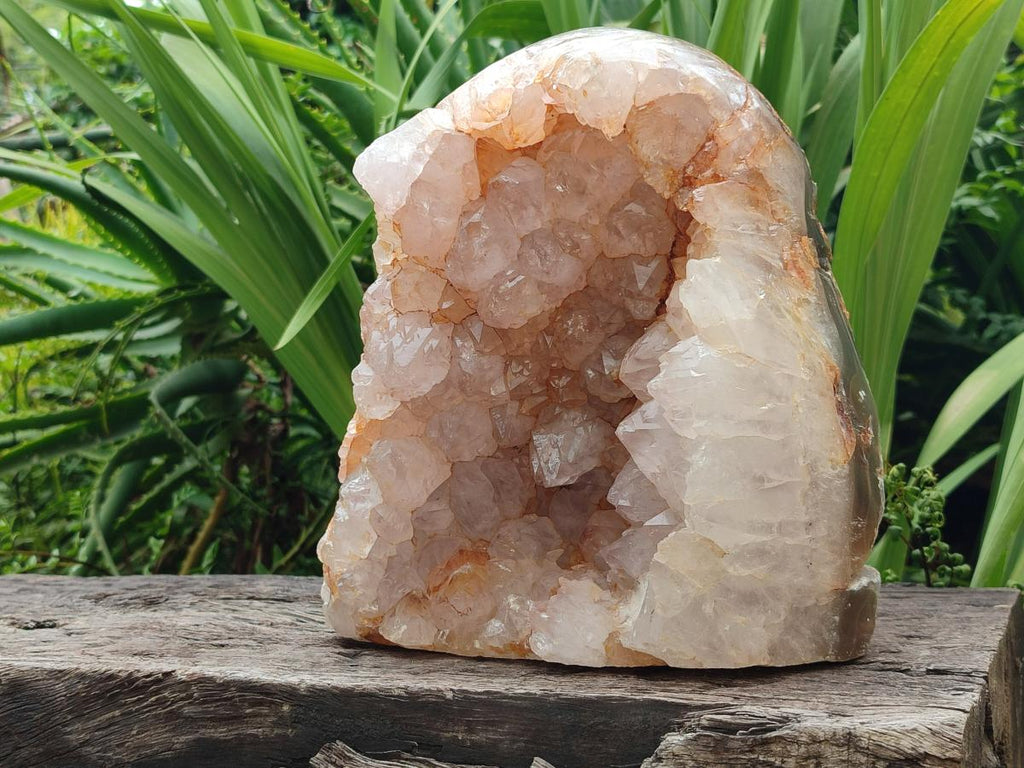 Polished XL Agate with Crystalline Centre x 1 From Maintirano, Madagascar