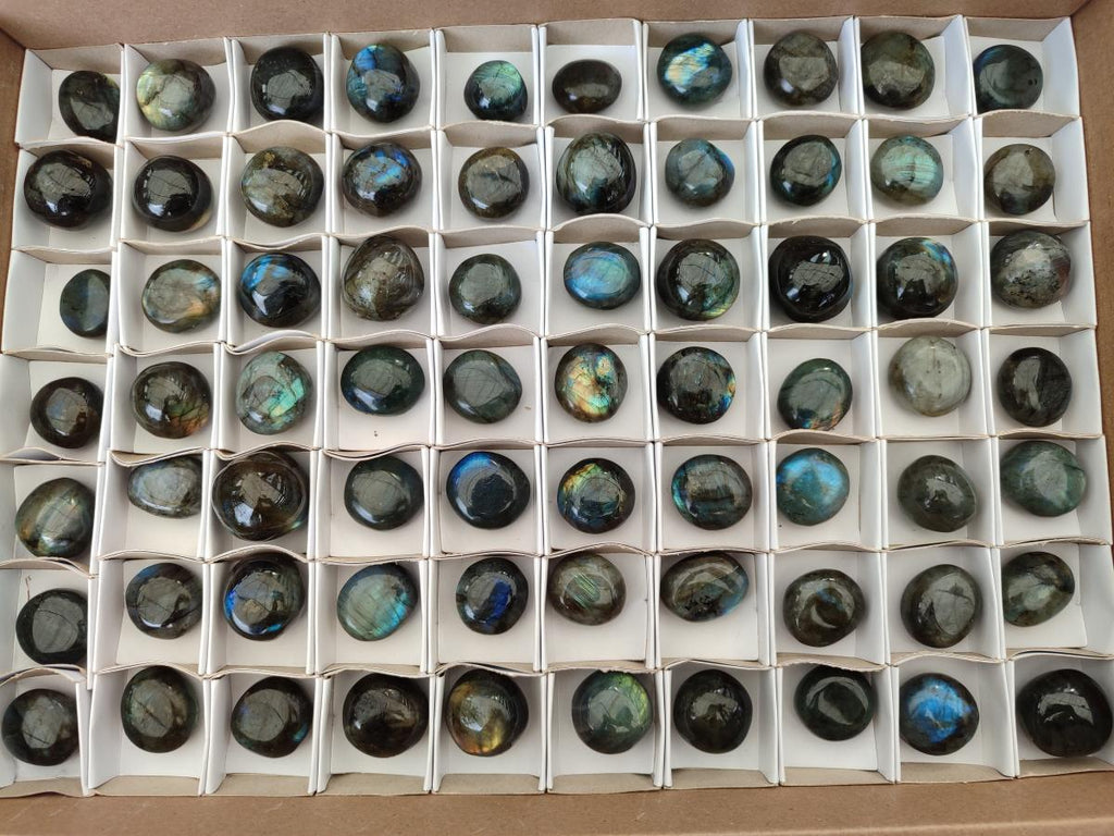Polished Rounded Labradorite Free Forms x 70 From Madagascar