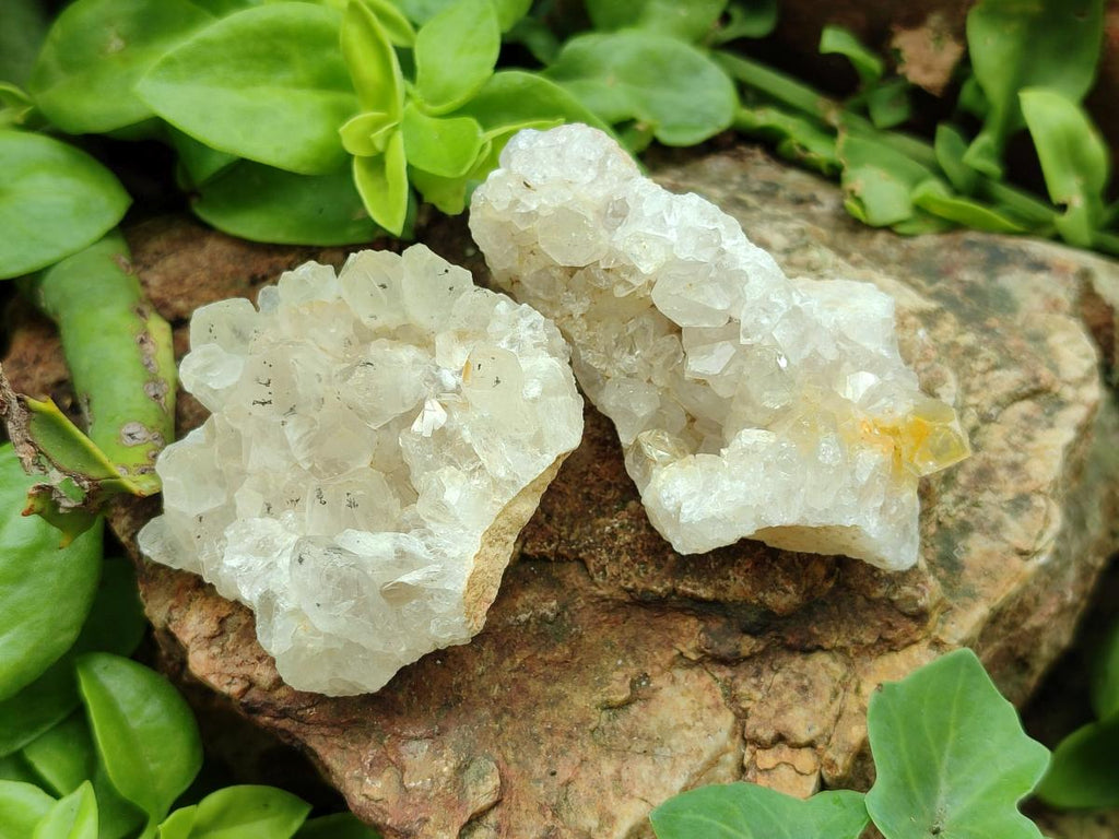 Natural Mwinilunga Quartz Crystal Plates with Goethite Needles x 35 From Mwinilunga, Zambia