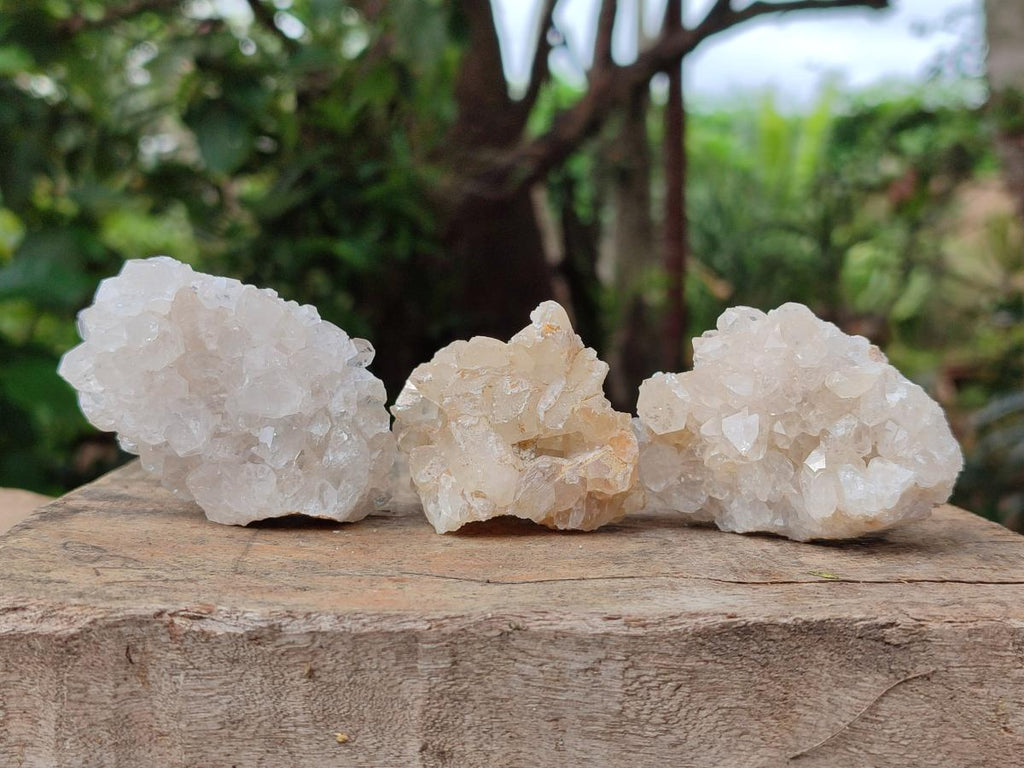 Natural Mwinilunga Quartz Crystal Plates with Goethite Needles x 35 From Mwinilunga, Zambia