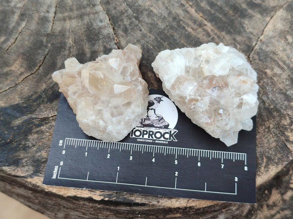 Natural Mwinilunga Quartz Crystal Plates with Goethite Needles x 35 From Mwinilunga, Zambia