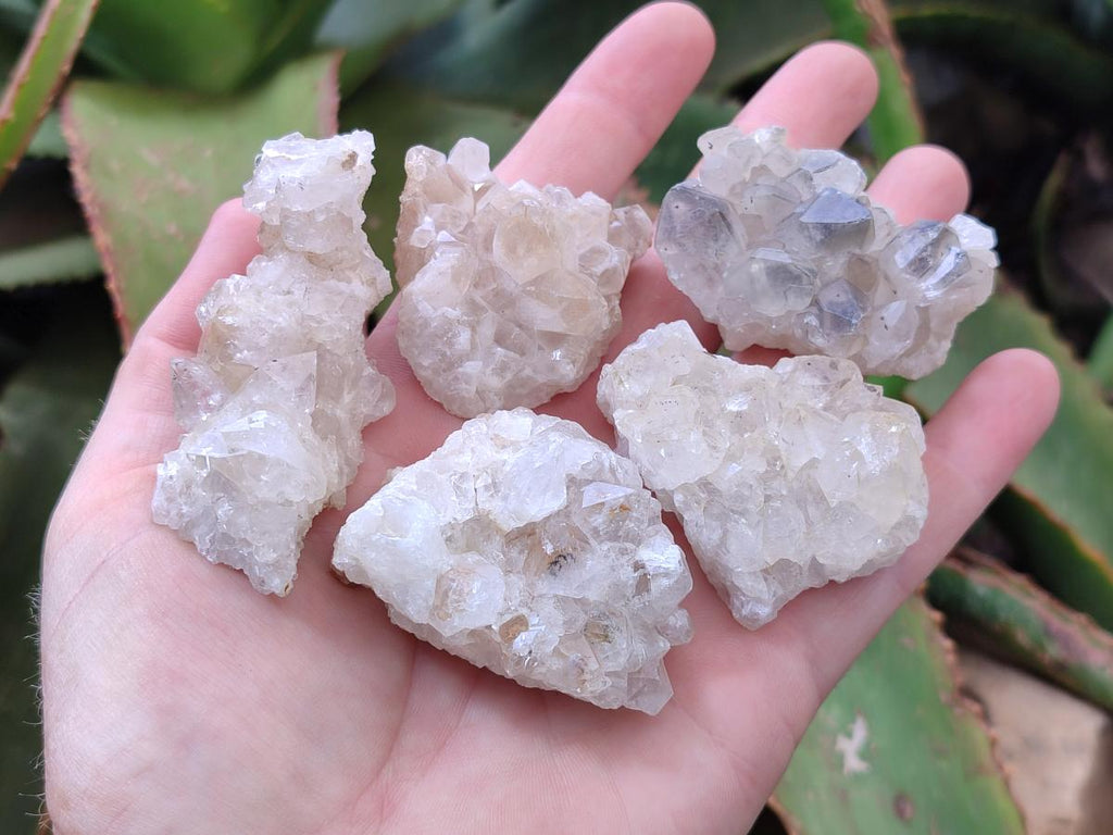 Natural Mwinilunga Quartz Crystal Plates with Goethite Needles x 35 From Mwinilunga, Zambia