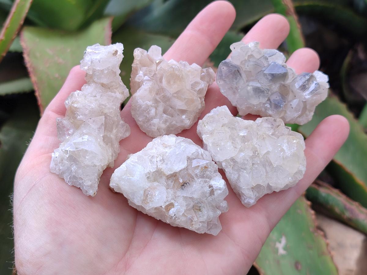 Natural Mwinilunga Quartz Crystal Plates with Goethite Needles x 35 From Mwinilunga, Zambia