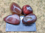 Polished Red Shashe River Agate Free Forms x 35 From Shashe River, Zimbabwe
