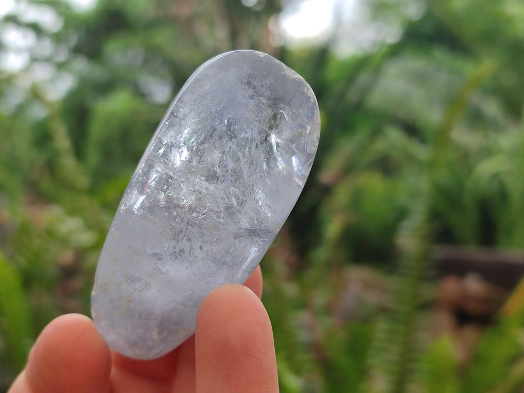 Polished Blue Celestite Free Form Crystals x 12 From Sakoany, Madagascar