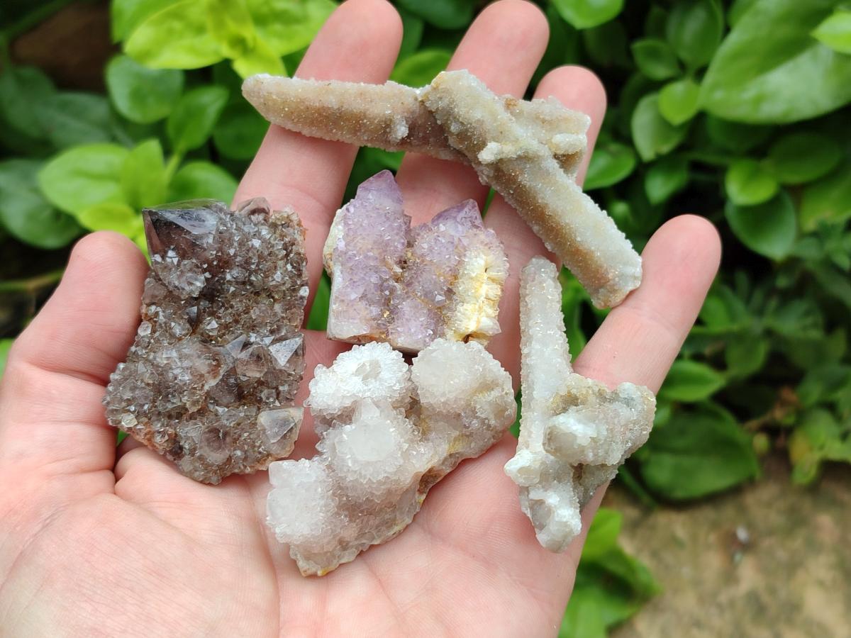 Natural Mixed Spirit Quartz Crystals and Clusters x 47 From Boekenhouthoek, South Africa