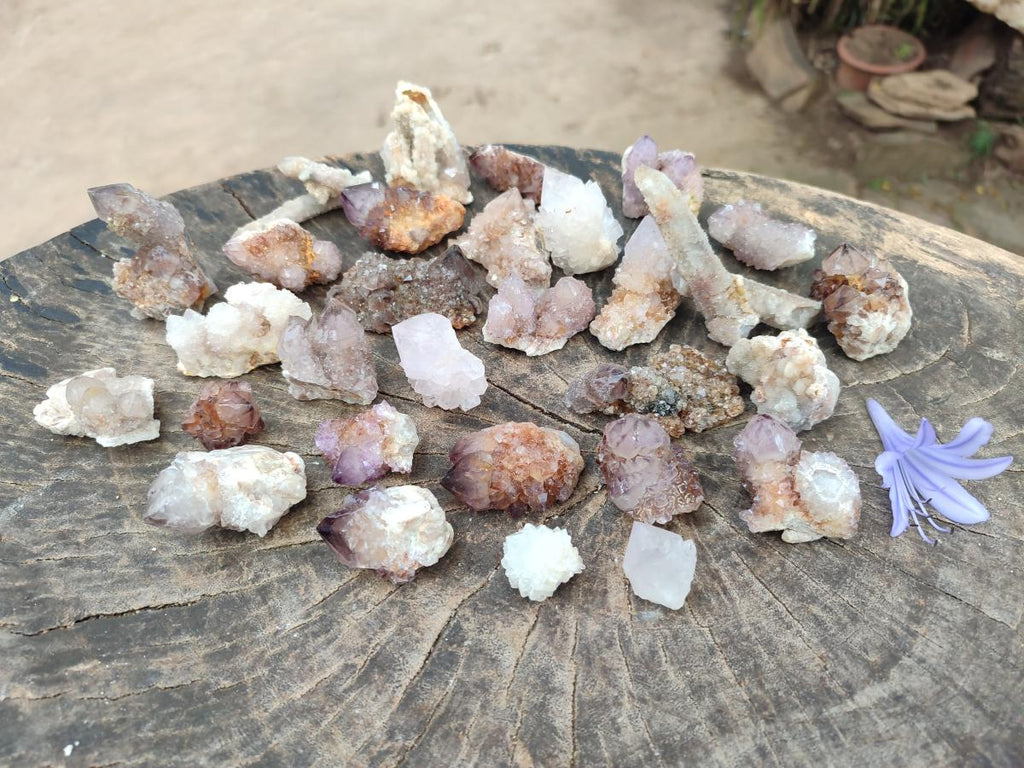 Natural Mixed Spirit Quartz Crystals and Clusters x 47 From Boekenhouthoek, South Africa