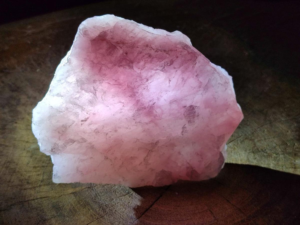 Natural Cobbed Rose Quartz Specimens x 7 From Northern Cape, South Africa