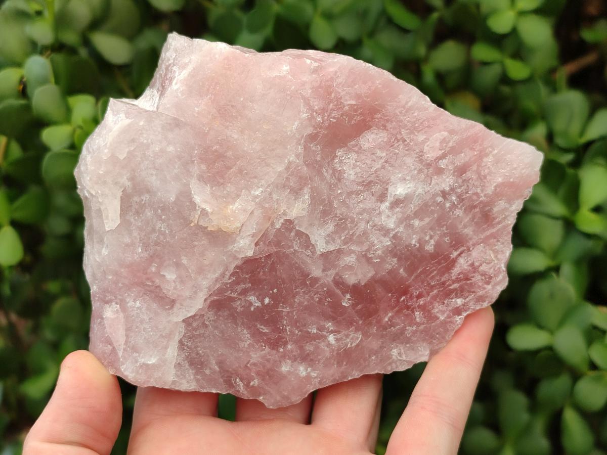 Natural Cobbed Rose Quartz Specimens x 7 From Northern Cape, South Africa