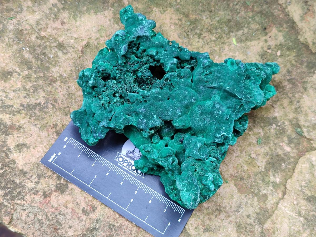 Natural Silky Malachite Specimens x 4 From Kasompe, Congo