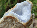 Natural Blue Lace Agate Geode Specimens x 12 From Nsanje, Malawi