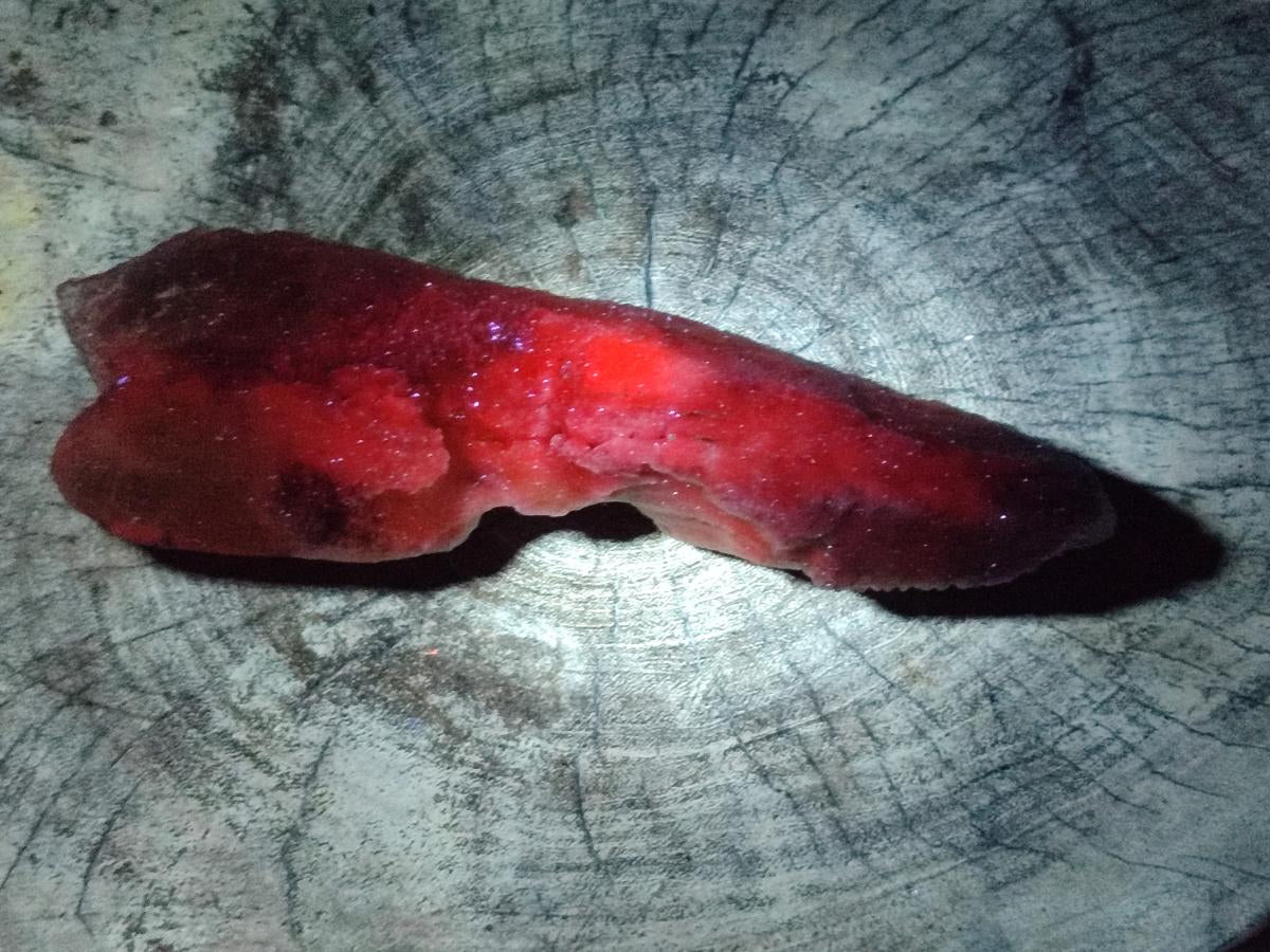 Natural Drusy Quartz Coated Spearhead Calcite Crystals x 2 From Albert's Mountain, Lesotho