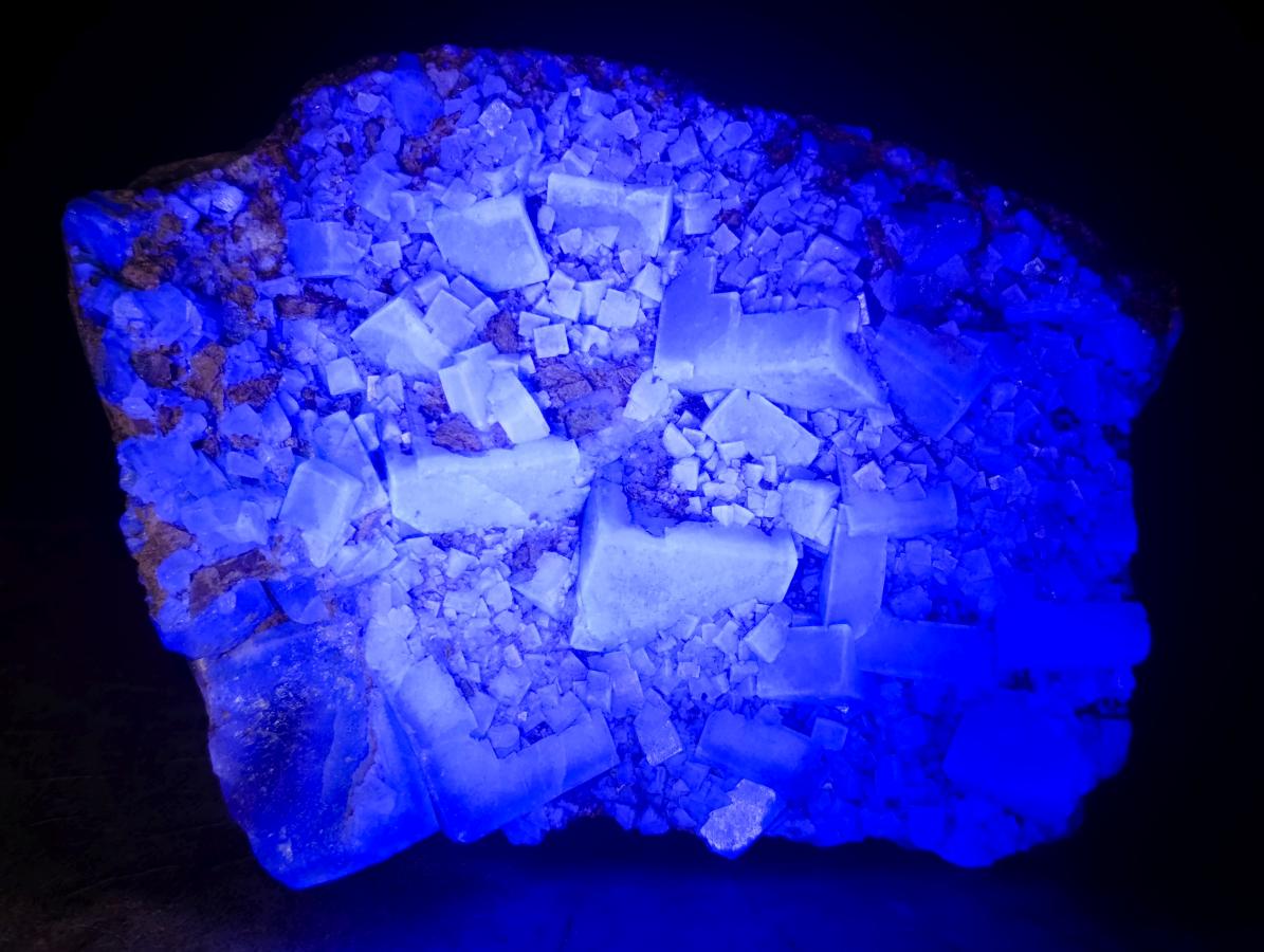 Natural Cubic Green Fluorite Cluster Specimens x 2 From Mandrosonoro, Madagascar