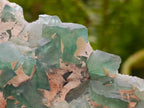 Natural Cubic Green Fluorite Cluster Specimens x 2 From Mandrosonoro, Madagascar