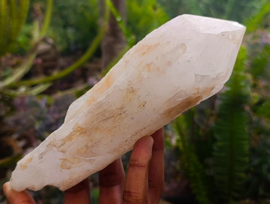 Natural Double Terminated Quartz Crystals x 5 From Madagascar