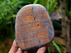 Polished Rare Purple Sunset Flash Labradorite Standing Free Forms x 2 From Madagascar - Toprock Gemstones and Minerals 