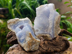 Natural Blue Lace Agate Geode Specimens x 8 From Nsanje, Malawi - Toprock Gemstones and Minerals 