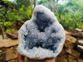 Natural Large Blue Celestite Geode Specimen x 1 From Sakoany, Madagascar