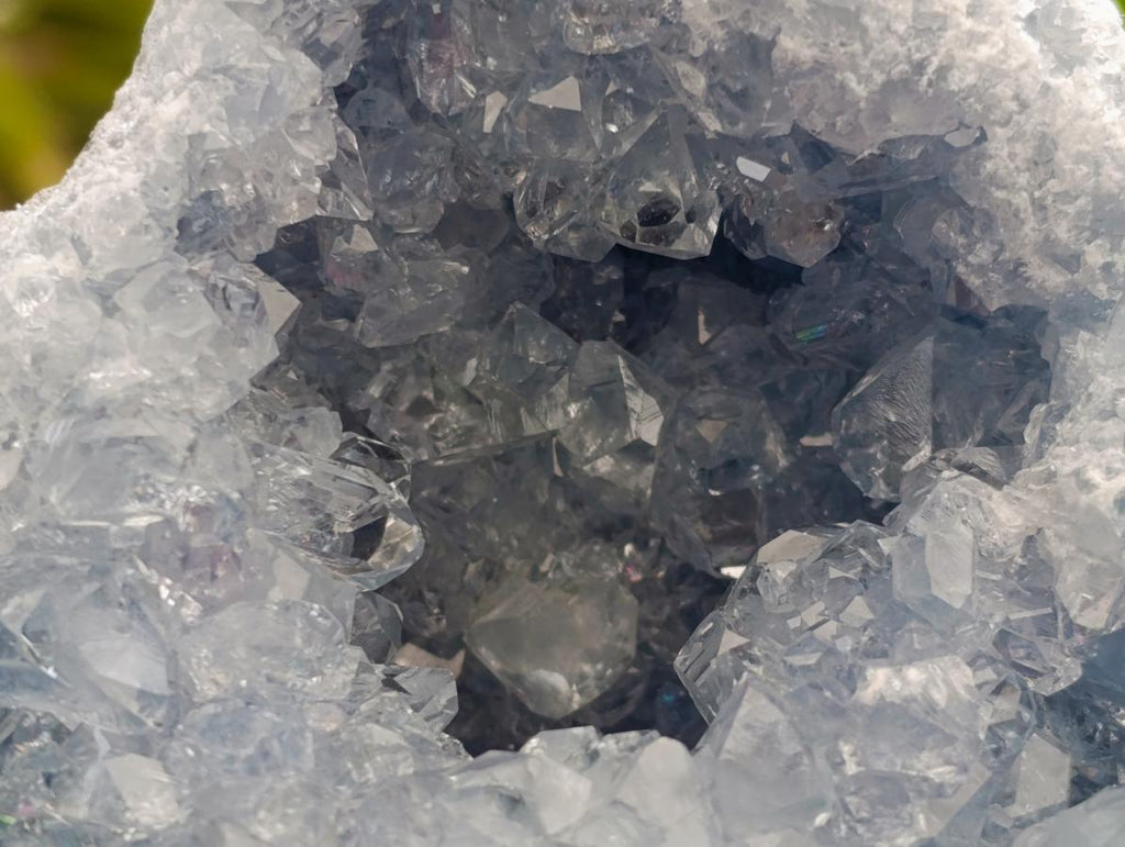 Natural Large Blue Celestite Geode Specimen x 1 From Sakoany, Madagascar