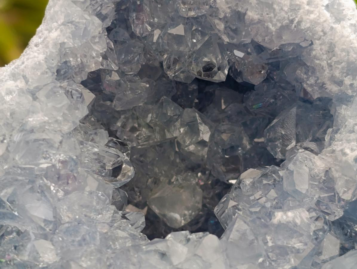 Natural Large Blue Celestite Geode Specimen x 1 From Sakoany, Madagascar