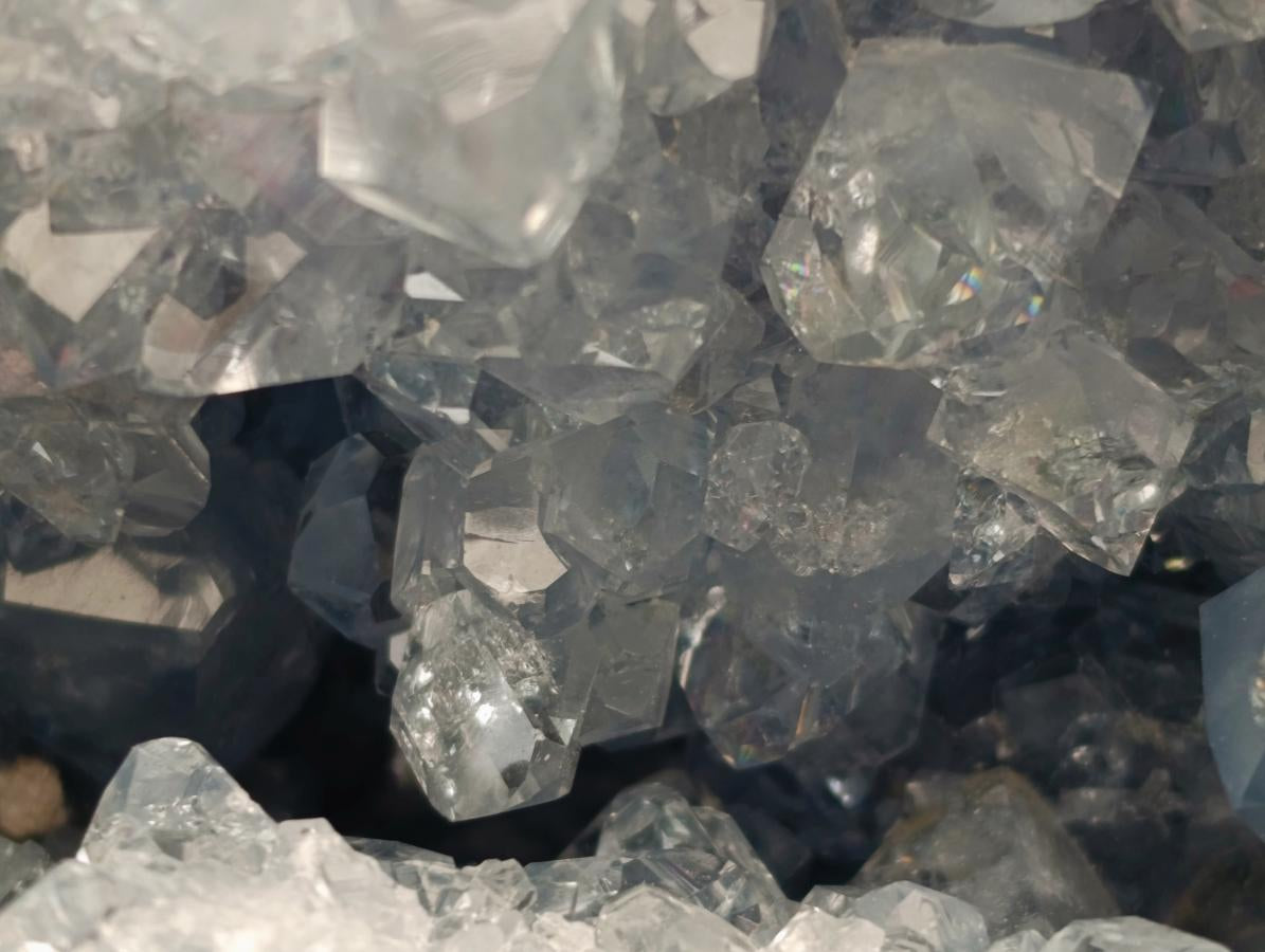 Natural Large Blue Celestite Geode Specimen x 1 From Sakoany, Madagascar