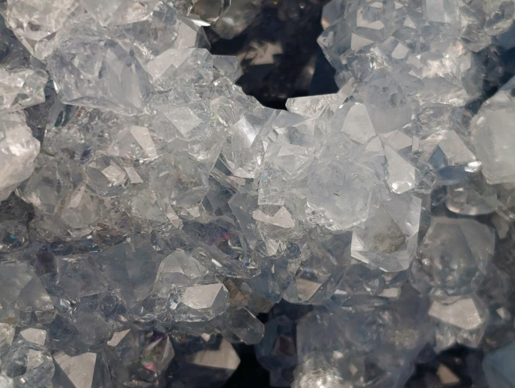 Natural Large Blue Celestite Geode Specimen x 1 From Sakoany, Madagascar
