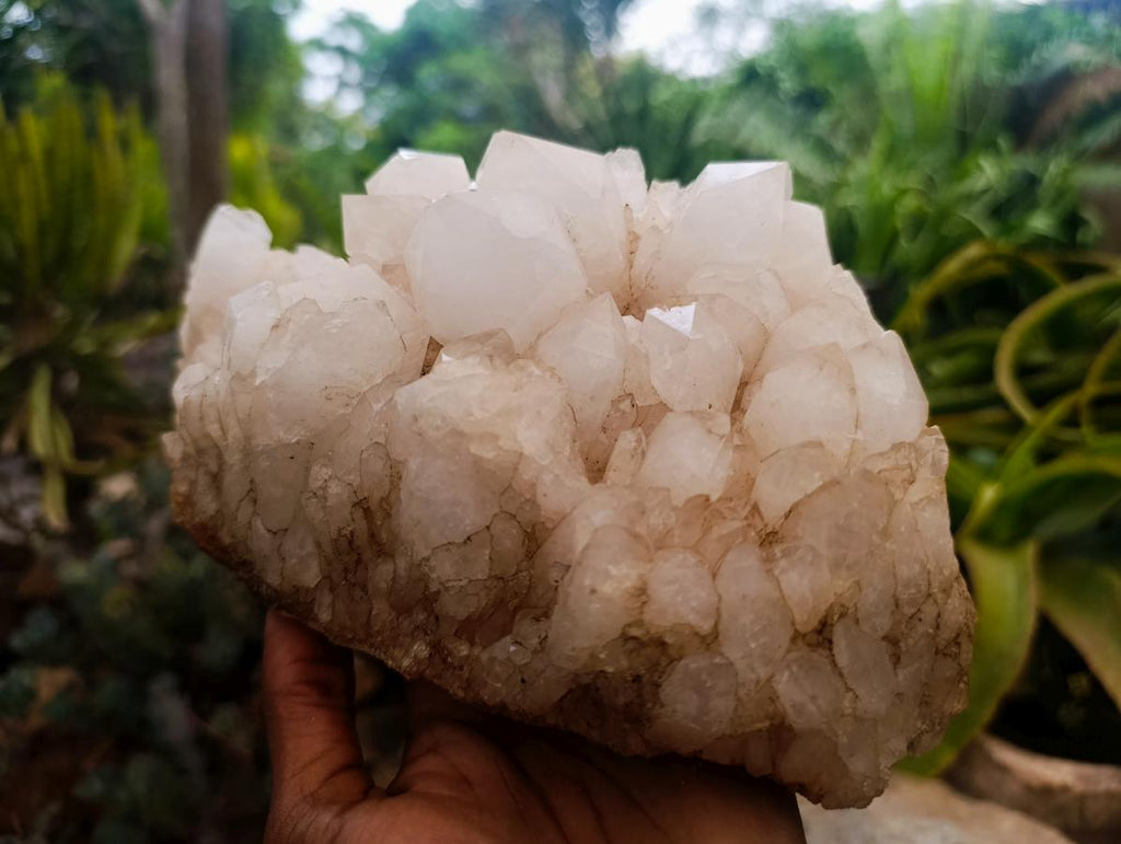 Natural Cascading Candle Quartz Cluster x 1 From Antsirabe, Madagascar